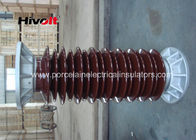 110KV Brown Color Hollow Core Insulators Excellent Mechanical Performance