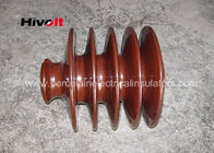 Distribution Lines 33kv Pin Insulator With Zinc Thread Brown BS Standard