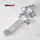 Aluminum Transmission Line Hardware Hot Line Clamp With Galvanized Steel Bolt And Nut
