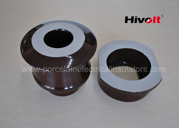 Customized Size Oil Filled Transformer Bushings Porcelain C120 Material