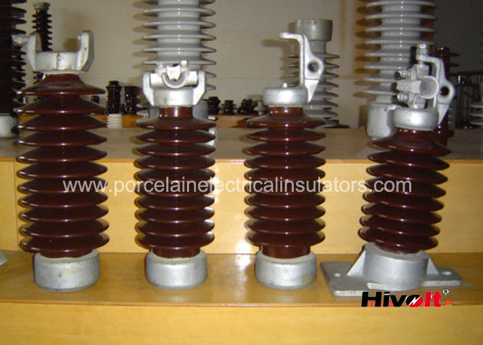Vertical Porcelain Electrical Insulators , Post Type Insulator Easy Maintenance