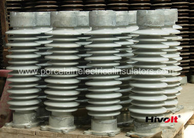 High Voltage Ceramic Insulators UNC Pitch Grey / Brown / White Color