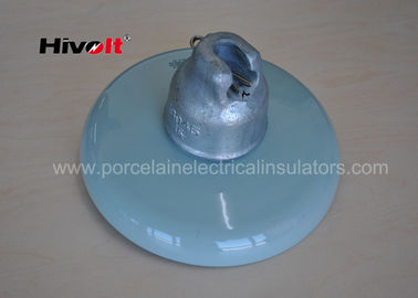 Grey / Brown / White Suspension Type Insulators , Porcelain Disc Insulator With CE / SGS