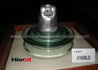 Double Layer Glass Electrical Insulators , Glass Disc Insulator For Heavy Pollution Area