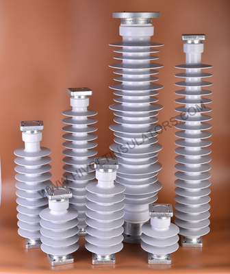 110kV Polymer Station Post Insulators With ANSI Or IEC Stanrdards  In Grey Or Red Color