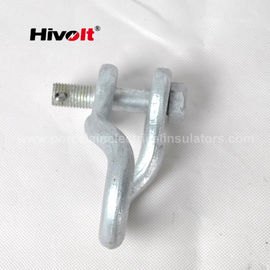 Forged Steel Twisted Shackle Transmission Line Hardware UN-120 With Mechanical Failing Load 120kN