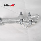 Aluminum Transmission Line Hardware Hot Line Clamp With Galvanized Steel Bolt And Nut