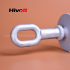 36kv 70kn Insulator Suspension Long Rod Polymer With Oval Eye Double End Connection Hardware