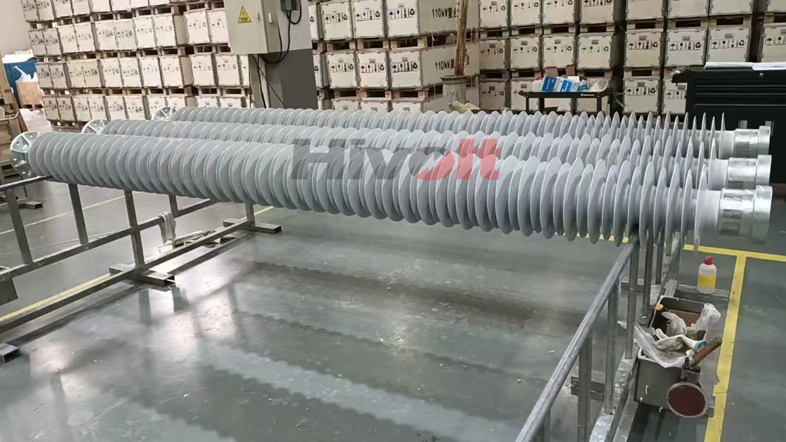 Silicone Rubber Station Post Insulators For High Voltage Power Transmission