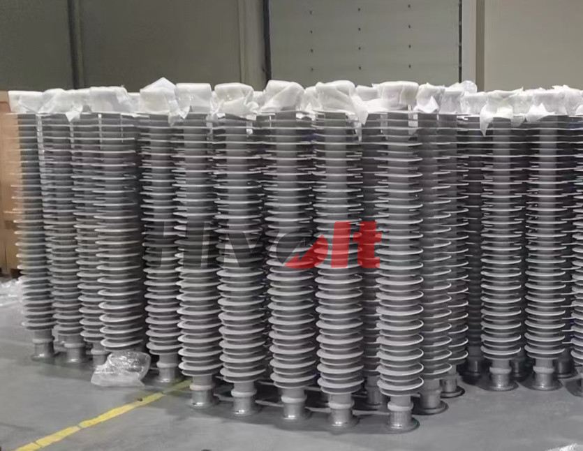 100kV-1000KV Power Frequency Puncture Voltage Station Post Insulators For High Voltage