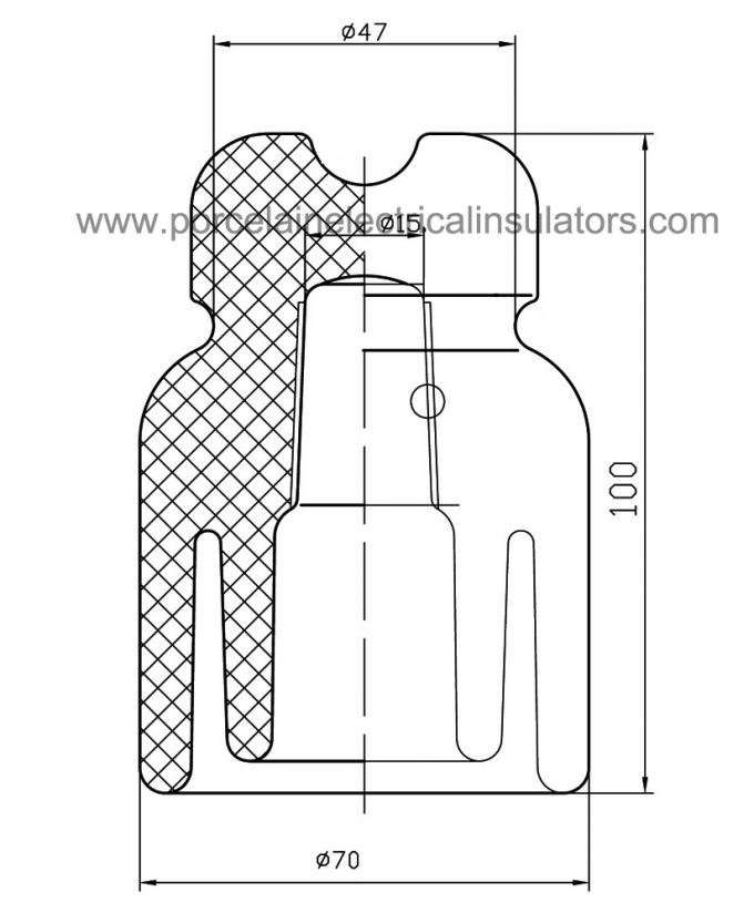 porcelain pin type insulator ТФ20