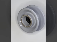 ANSI Standard 56-2 Porcelain Pin Insulator 33kv With Semi Conductive Glaze